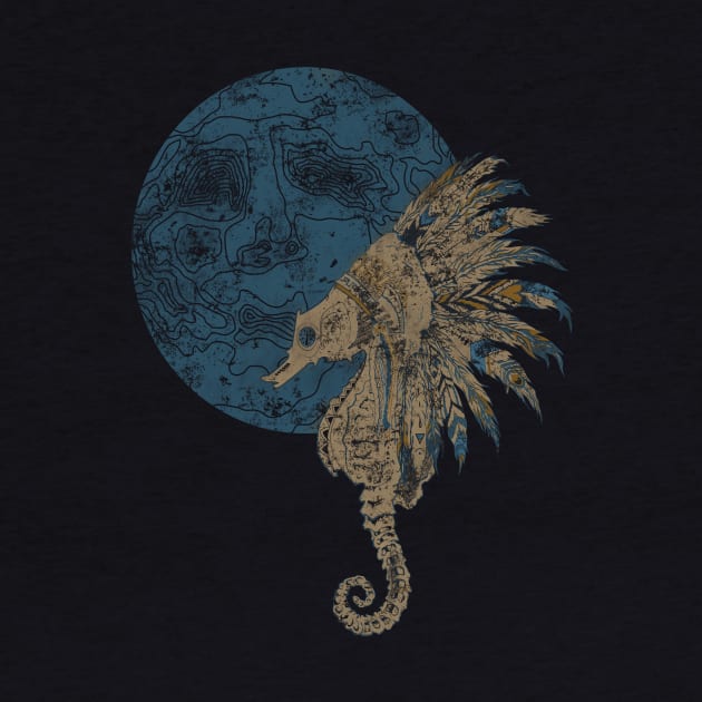 seahorse by the moon by somatosis